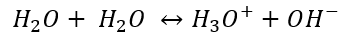 Water Autoprotolysis Equation