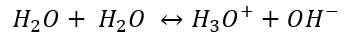 Water Autoprotolysis Equation